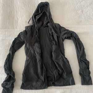 Lululemon dark grey Dancers zip up jacket size 8